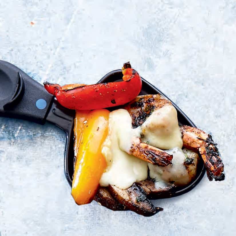 Crevettes à la mexicaine pour raclette