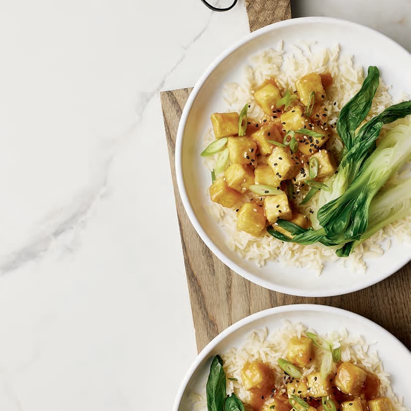 Tofu à l’orange