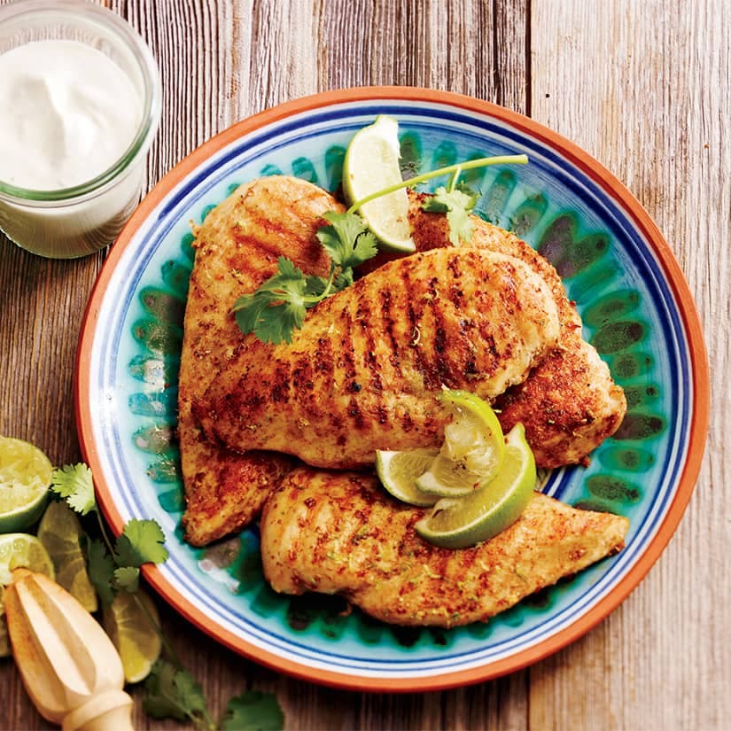 Poitrine de poulet tandoori