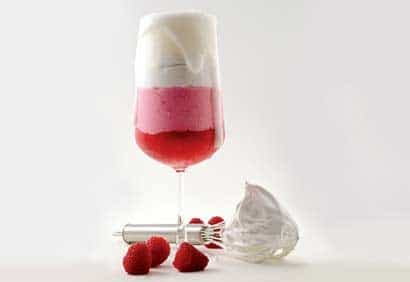 Spoom fraises, basilic et vodka