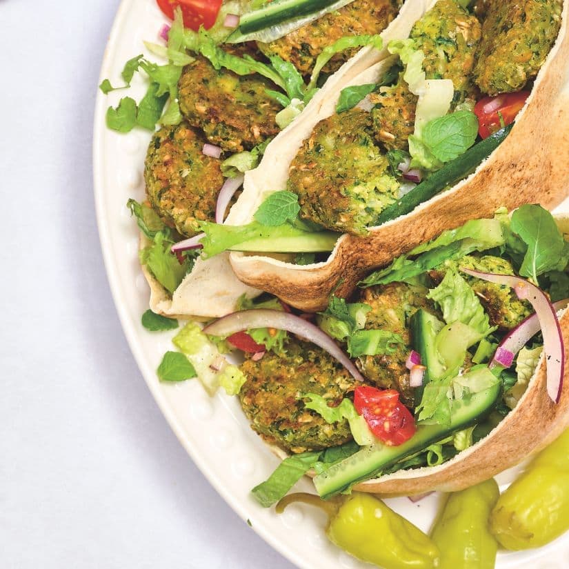 Pitas aux falafels