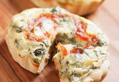 Miniquiches au crabe