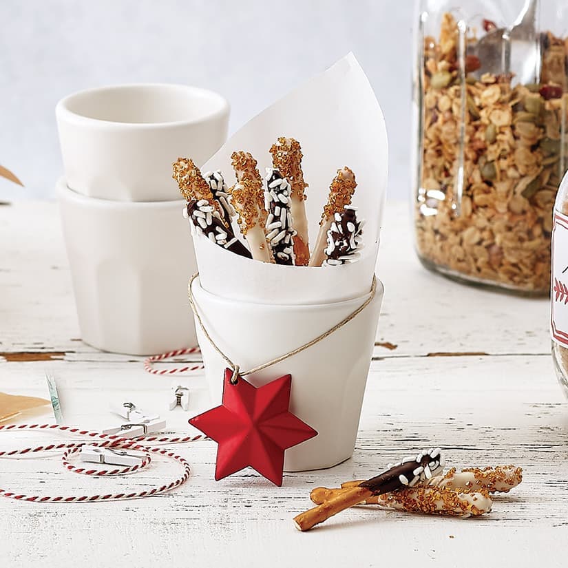 Bretzels au chocolat