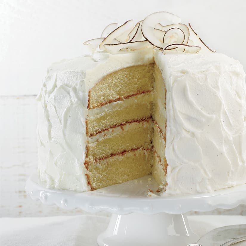 Gâteau de Noël à la vanille