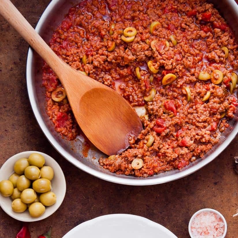 Boeuf haché à l'espagnole