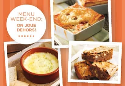 Menu week-end - On joue dehors!