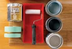 On bricole une carpette pour la terrasse