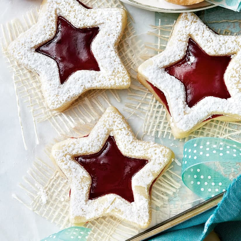Sablés étoiles à la confiture