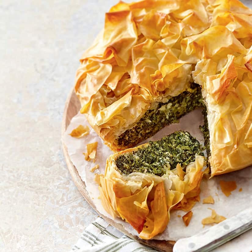 Pâté grec aux épinards et au féta (spanakopita)