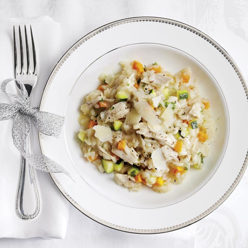 Risotto facile à la dinde