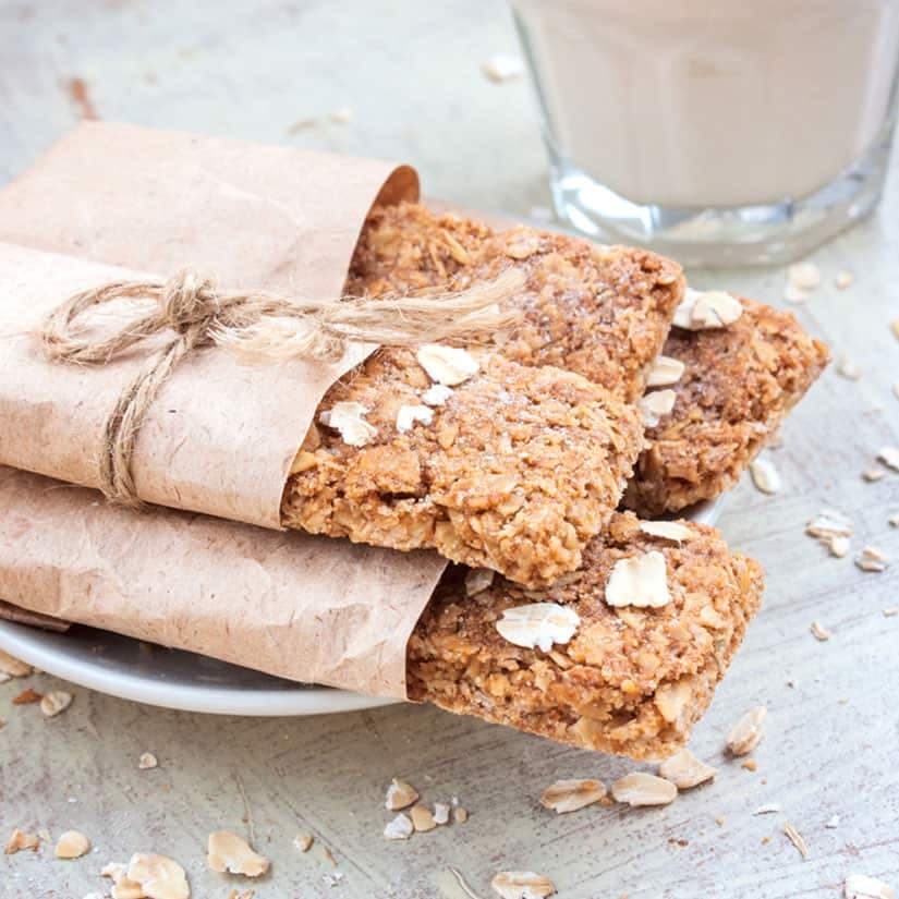 Barres-déjeuner aux restes de gruau