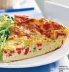 Frittata au poivron rouge grillé