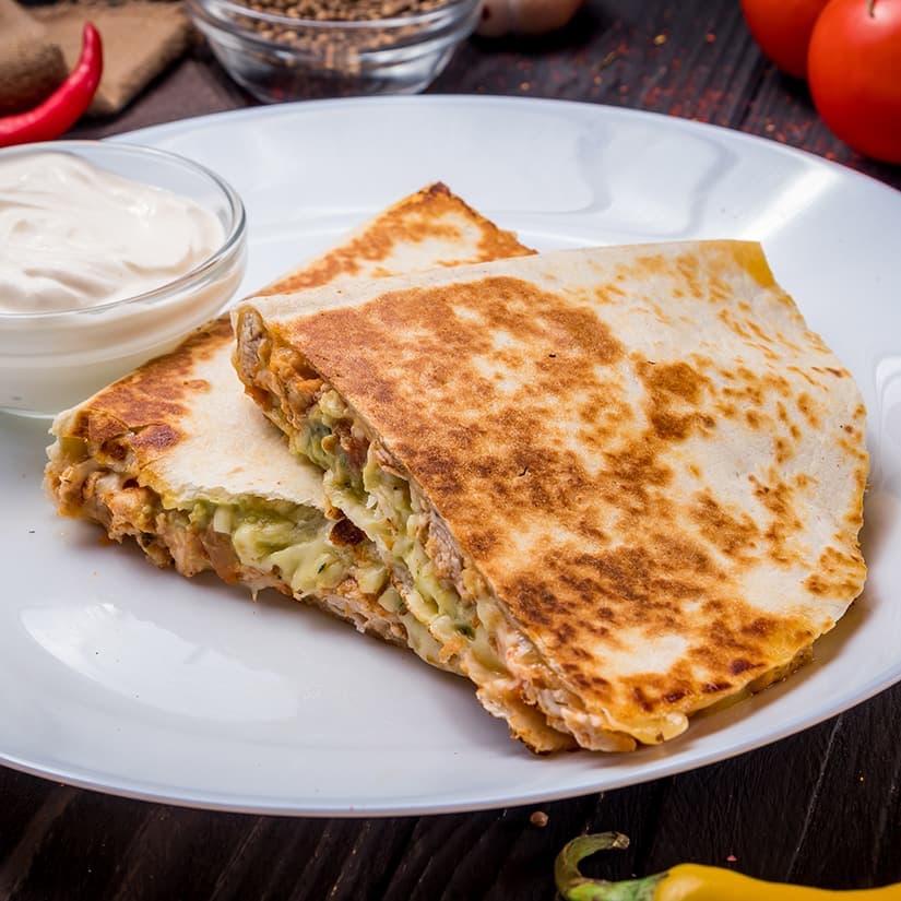 Quesadillas au thon et au fromage