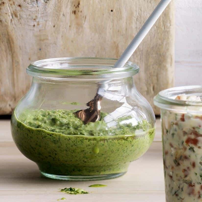 Sauce à la coriandre et au jalapeño