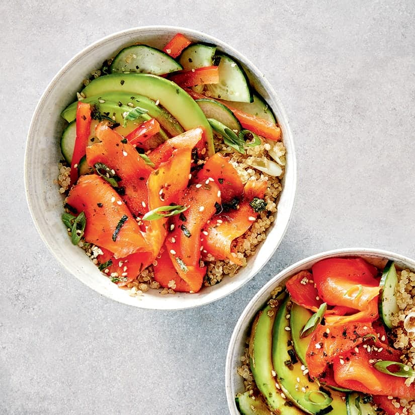 Bols-repas de quinoa à la japonaise