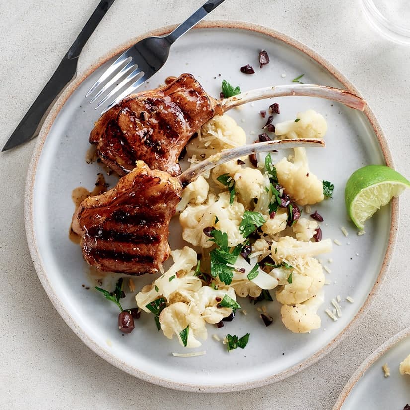 Côtelettes d'agneau au miel