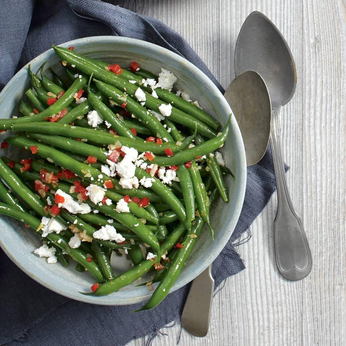 Haricots verts au féta