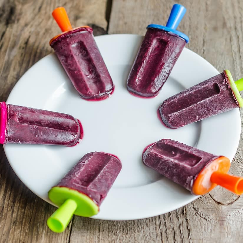 Popsicles aux raisins