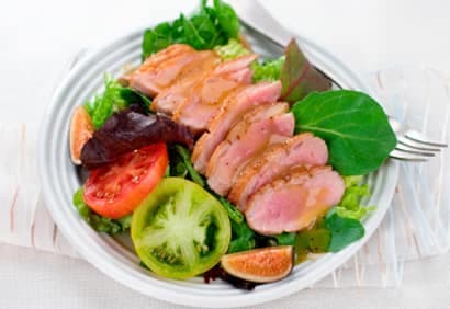 Magret de canard grillé, sauce aux agrumes