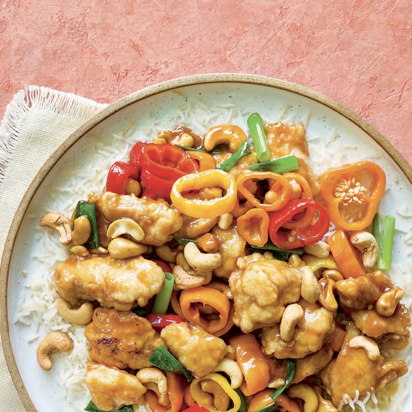 Poulet au miel et au cajou