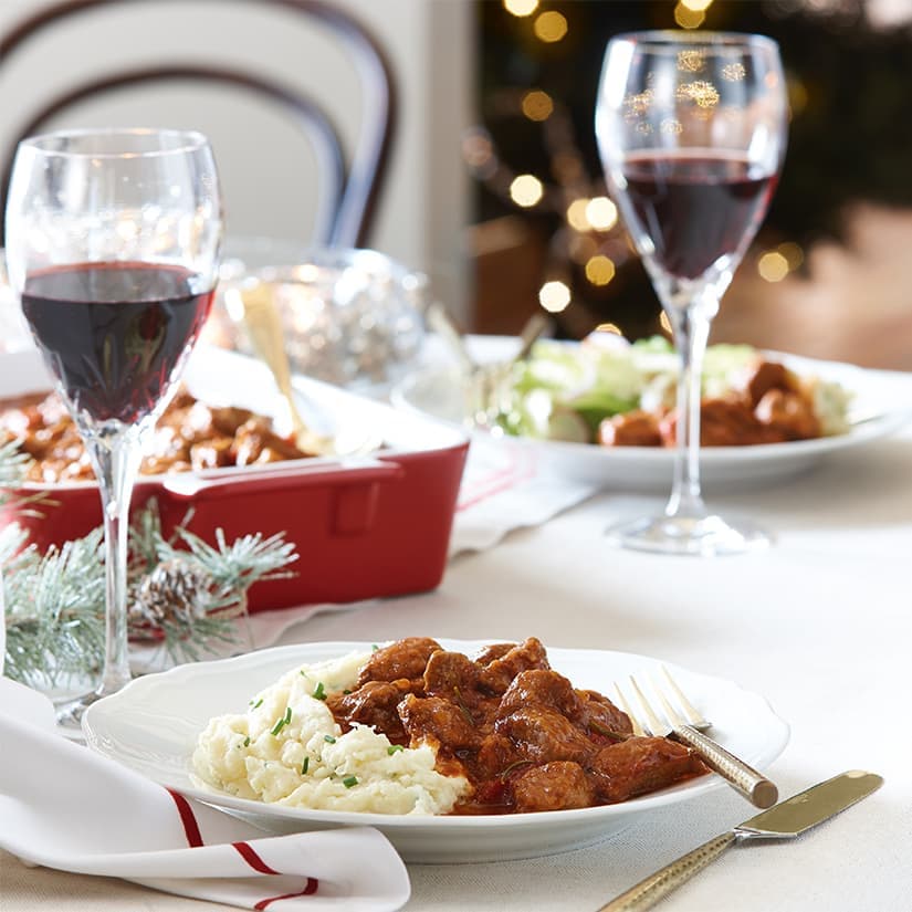 Mijoté de veau aux tomates et au paprika