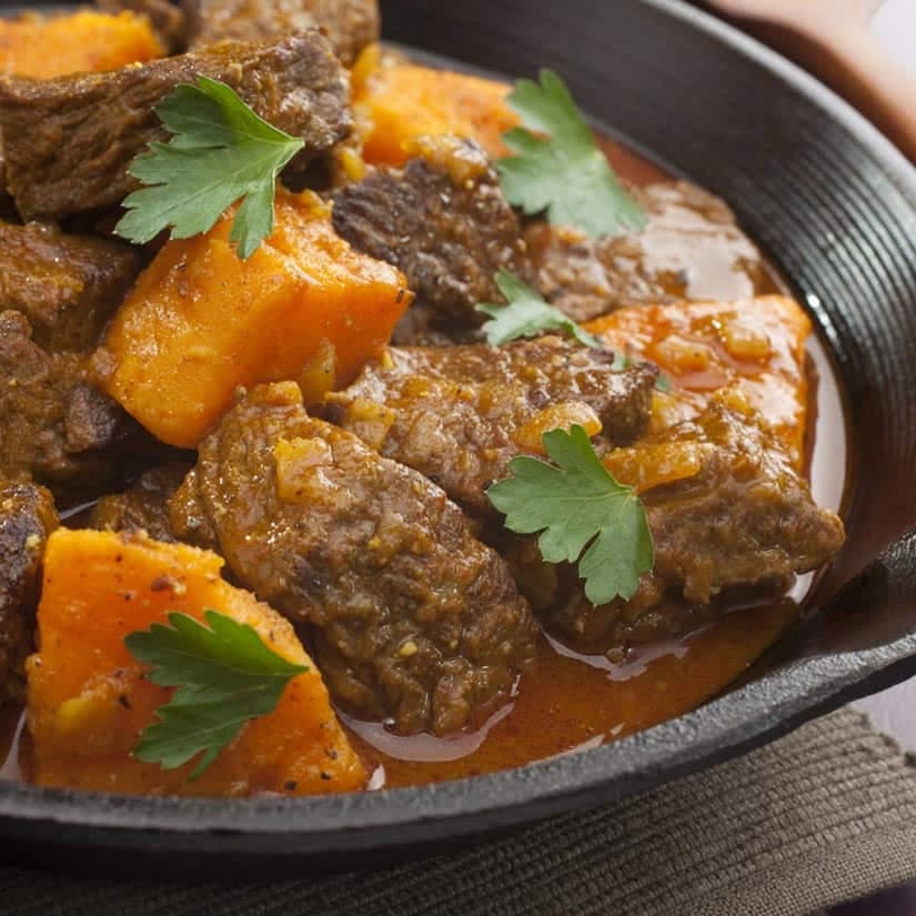 Mijoté de bœuf et patates douces