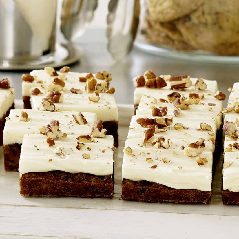 Carrés aux carottes