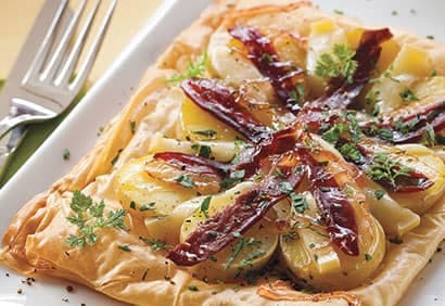 Croustade de magret de canard au Migneron