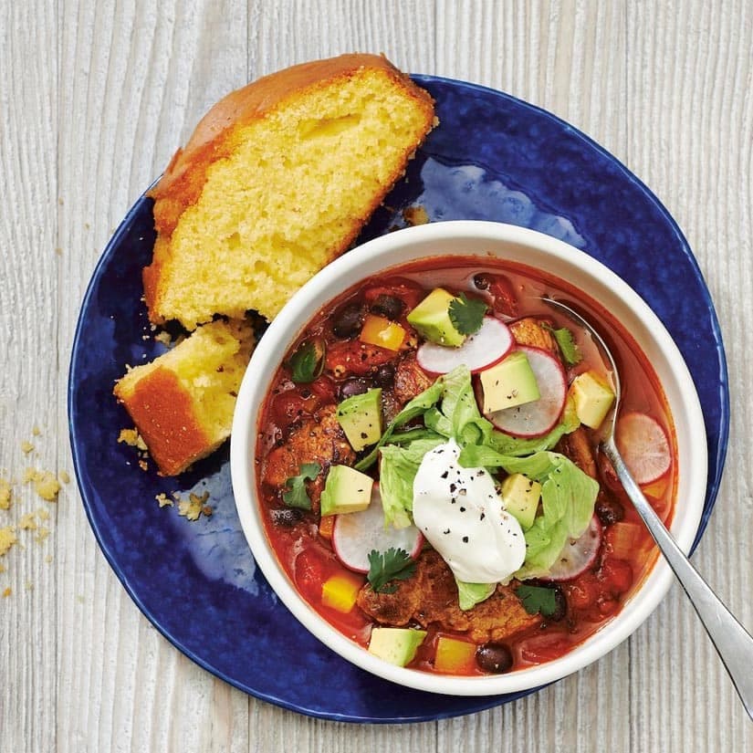 Soupe au porc et aux haricots noirs