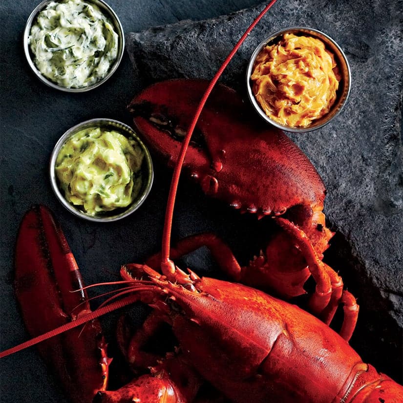 Homard & crabe: 4 condiments pour varier le beurre