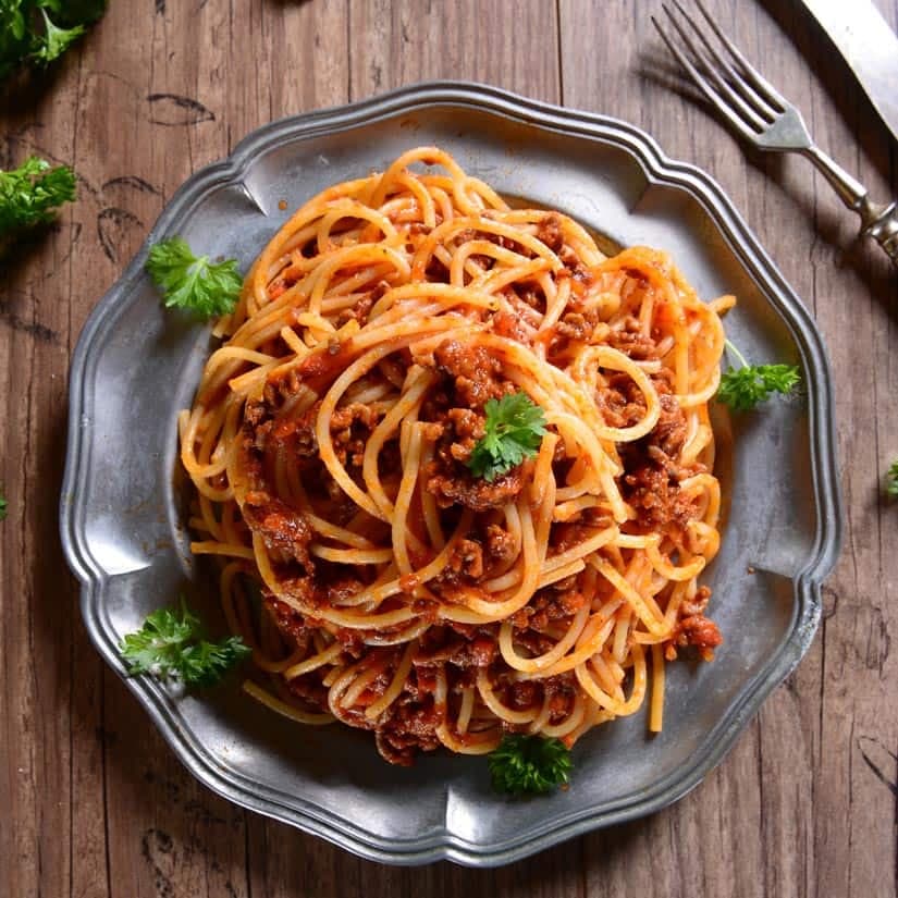 Sauce bolognaise au dindon