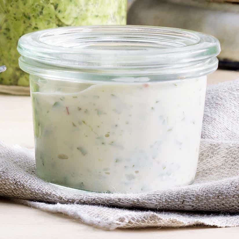 Mayonnaise à la coriandre et à la lime