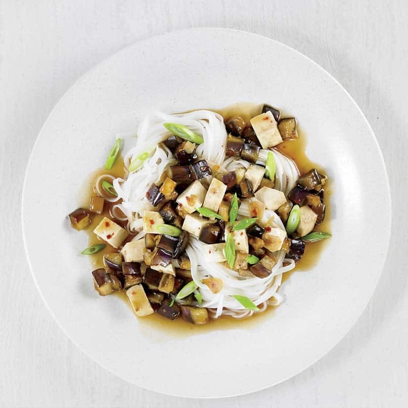 Sauté de tofu à l'aubergine