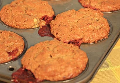 Muffins au beurre d'arachide et à la confiture
