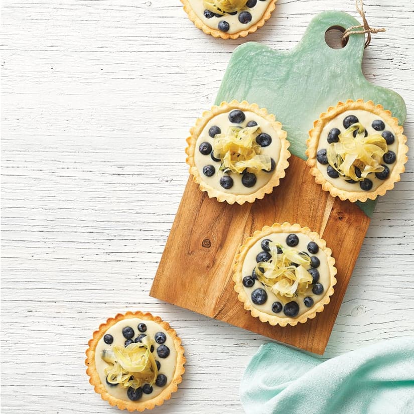 Tartelettes aux fruits d’été et au fenouil