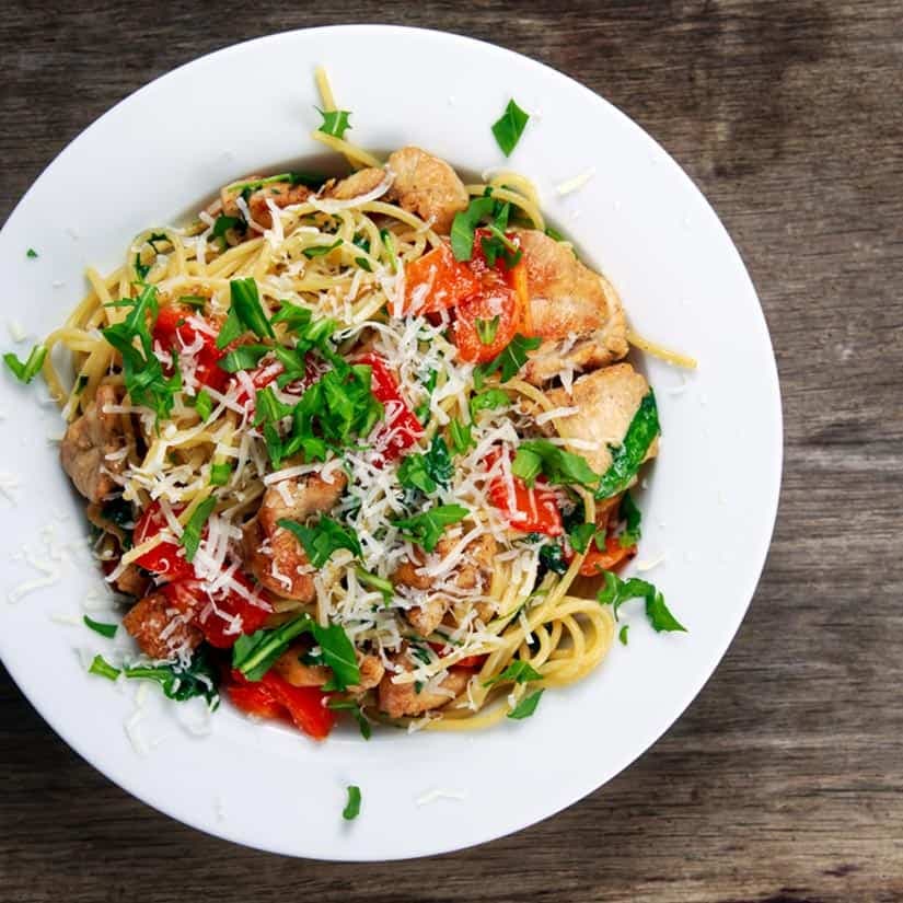 Pâtes à la dinde tetrazzini