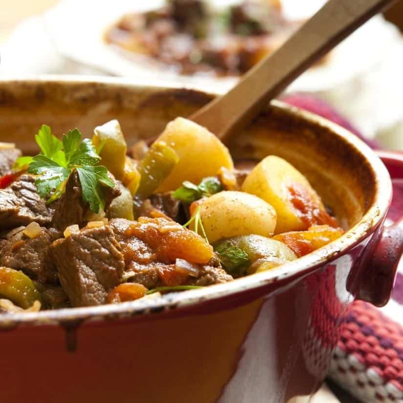 Ragoût de boeuf aux poivrons