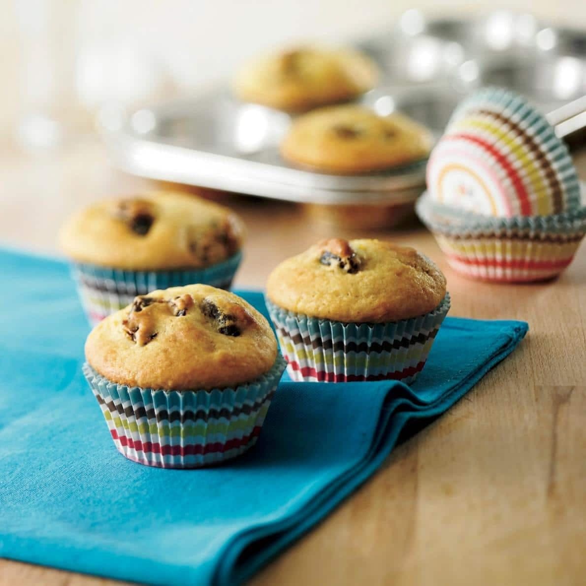 Muffins aux dattes et à l'orange