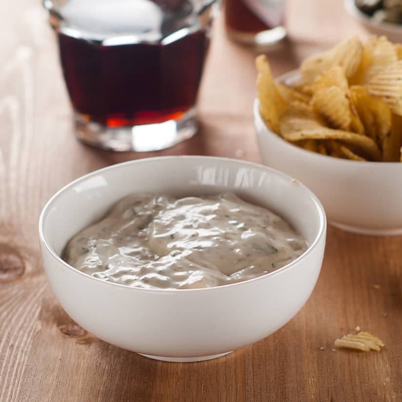 Trempette au fromage crème et fines herbes