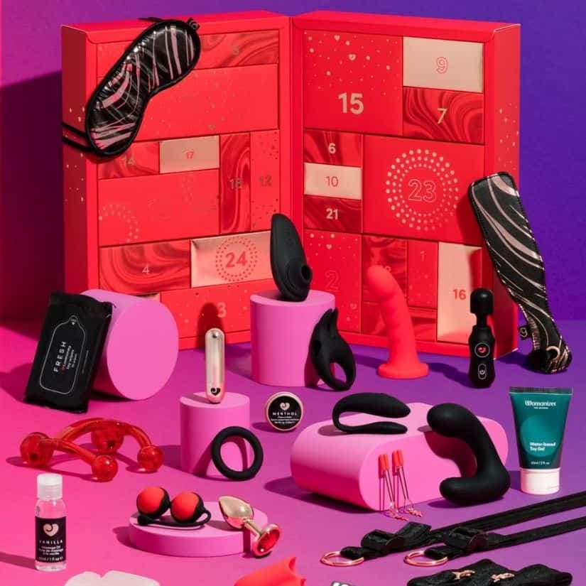 Calendrier de l'avent chaud pour les fêtes