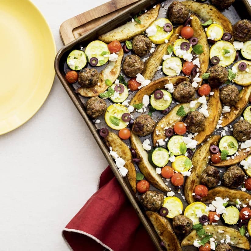 Boulettes d'agneau à la grecque