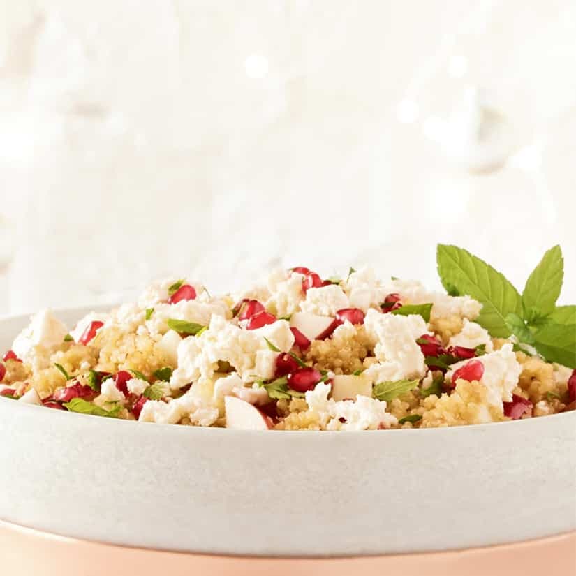 Salade de quinoa du temps des fêtes