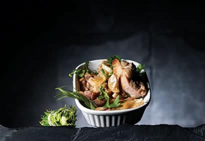 Casserole de lapin aux herbes fines