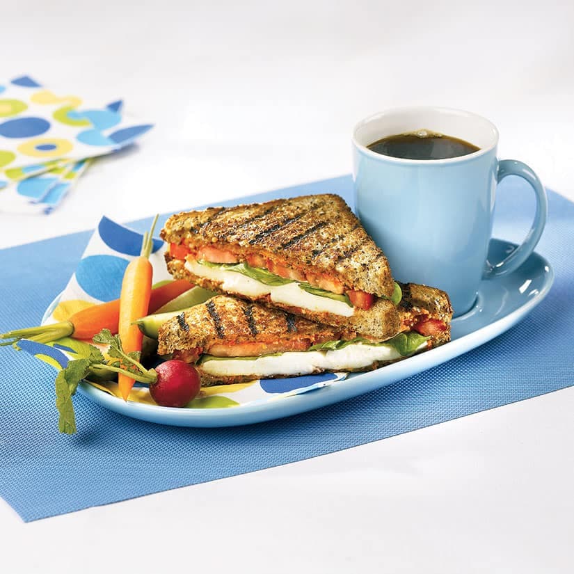 Sandwichs grillés multicolores