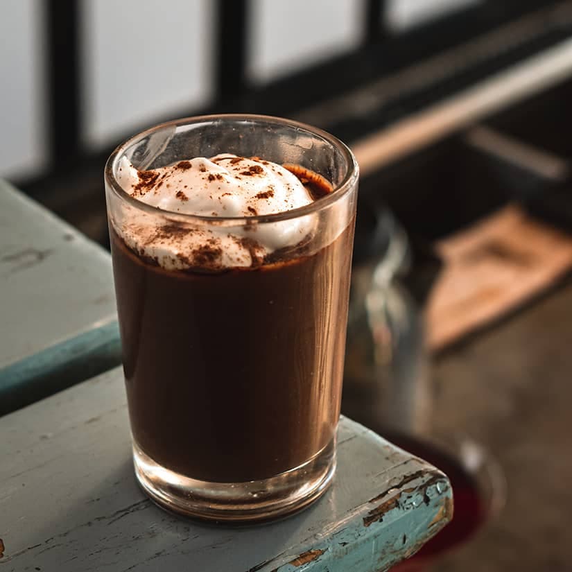 Pouding au café et au chocolat