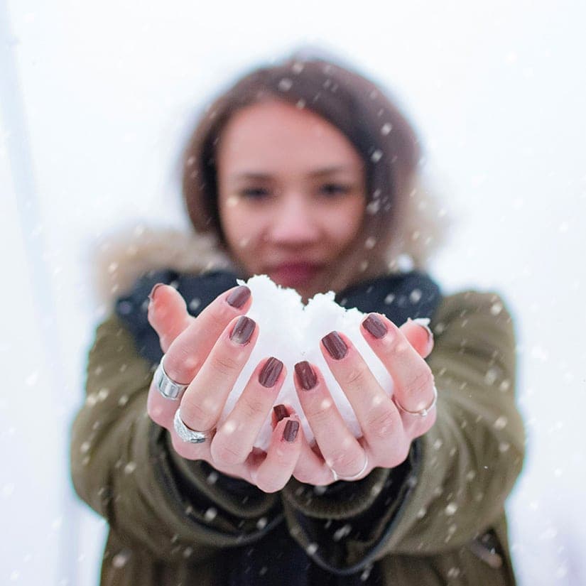 Voici pourquoi vous ne devriez pas manger de neig