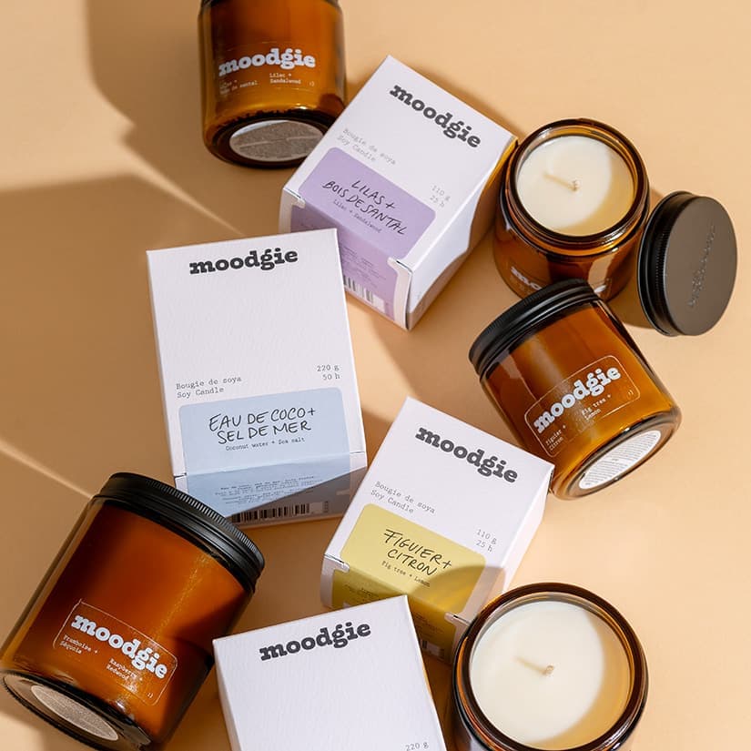 4 nouvelles chandelles d'été par Moodgie