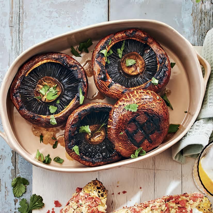 Portobellos grillés au balsamique