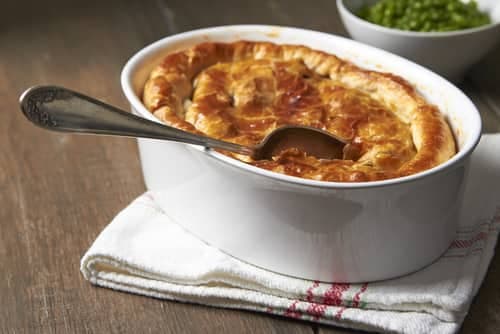 Tourtes au faisan et aux légumes