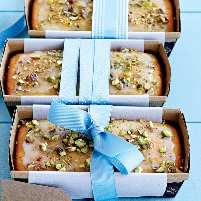 Minipains au citron et aux pistaches